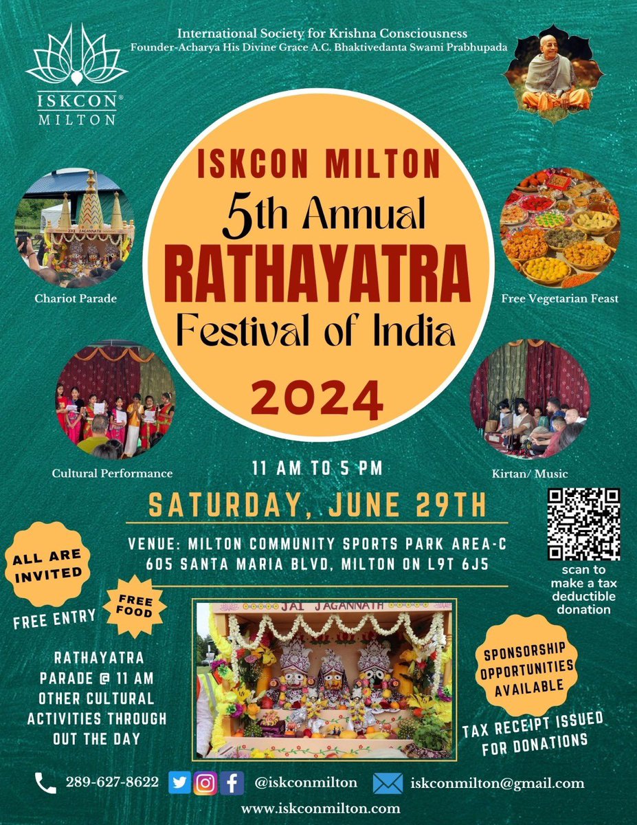 ISKCONMilton's tweet photo. Hare Krishna 🙏🏼💐 https://t.co/LDI4YK4MgH