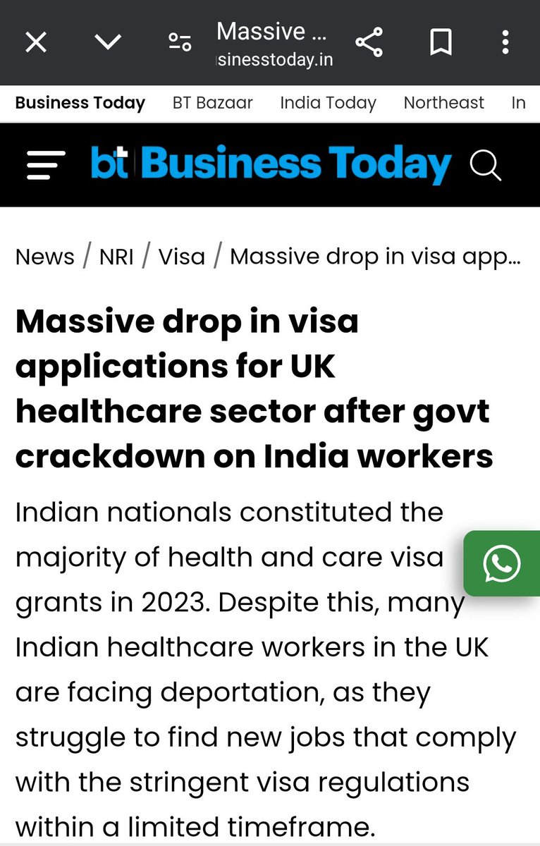 The UK government justifies the new healthcare visa restrictions as necessary to manage immigration and safeguard the interests of British workers. When will the US government safeguard the interests of American workers?
@USCIS

businesstoday.in/nri/visa/story…
