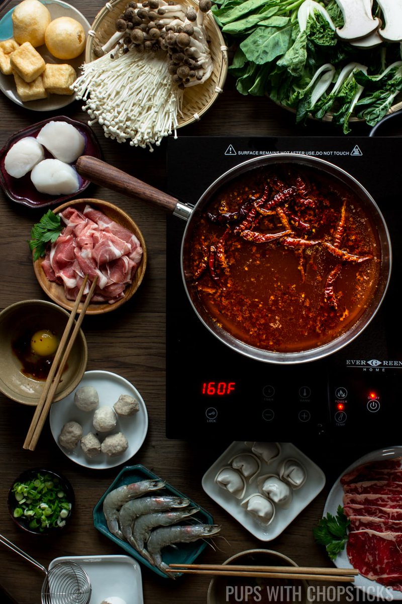 Ultimate Chinese Hot Pot Guide on How to Hot Pot at Home Recipe: pupswithchopsticks.com/chinese-hot-po… #foodie #Nomnom #asianrecipes #asianfood