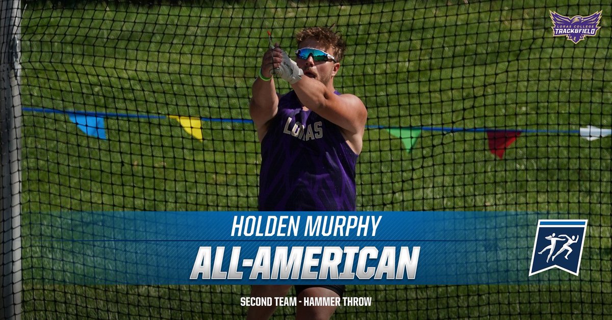 LorasTrack's tweet image. Make that 3️⃣ All-American honors for Holden Murphy at this year’s NCAA Championships! #GoDuhawks