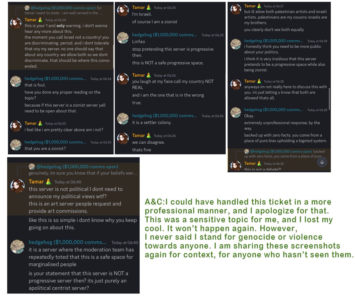 LimonTheGriffin's tweet photo. Official ANC response to false accusations.
Charlie only allows responses from accounts he wants, so we will post our side here.
and as an announcement on the server. https://t.co/l0UyJYFrh3