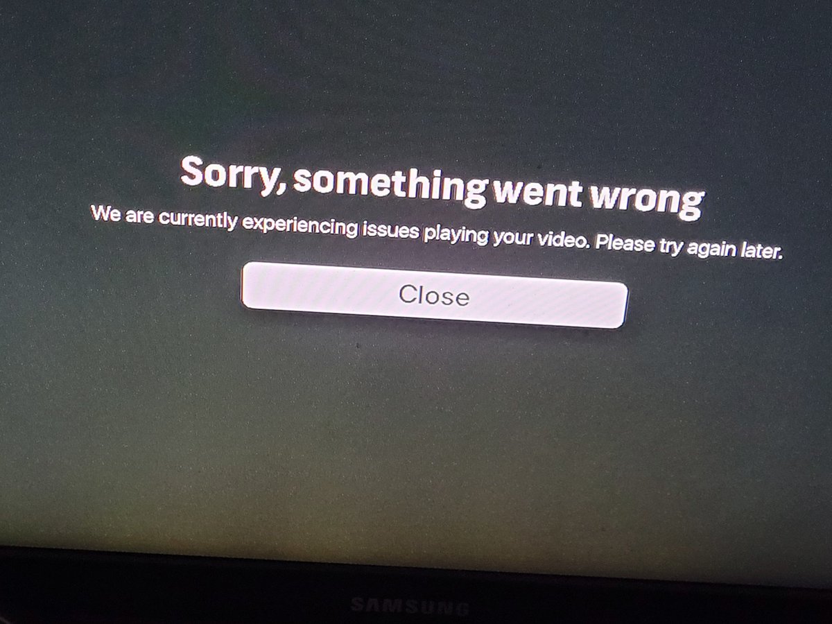 Adam_RitchieTO's tweet photo. Wow @TSN_Sports a year into streamimg #AEWCollison and you still can't get it to air properly. Half an hour in and still this notice.  @AEWonTV @AEW @TonyKhan https://t.co/IZoO7Q0nEk