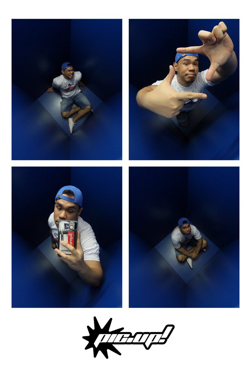 Nagpacute sa photo booth