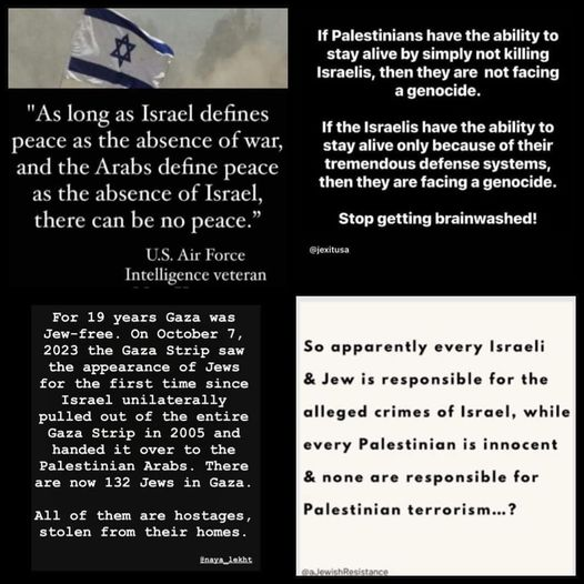 If 'Palestinians' have the ability to stay alive by simply not killing Israelis, then they are not facing a genocide. If the Israelis have the ability to stay alive only because of their defense systems, then they are facing a genocide. Stop getting brainwashed!! #Hamas