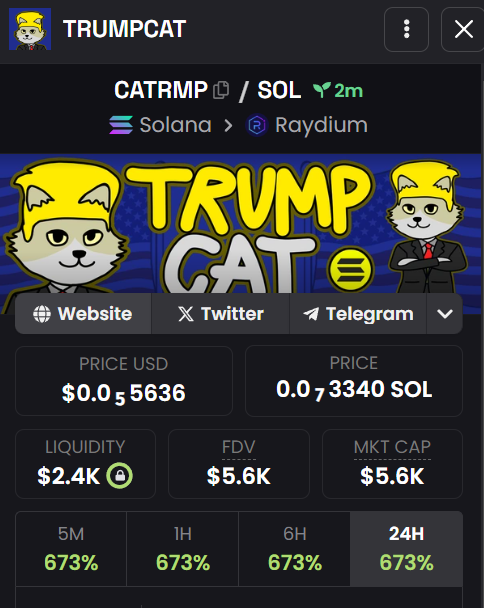TrumpCatSol_'s tweet photo. $CATRMP 😼

LAST TIME TO GET IN BEFORE 10K MCAP 🚀

CA: 2BjBABt3nY4uR7rWA5XDkYPAAqp4gcfpCbyB6271oMdM
DEX: https://t.co/zN3uHMqudu https://t.co/YzvIvHOb5D