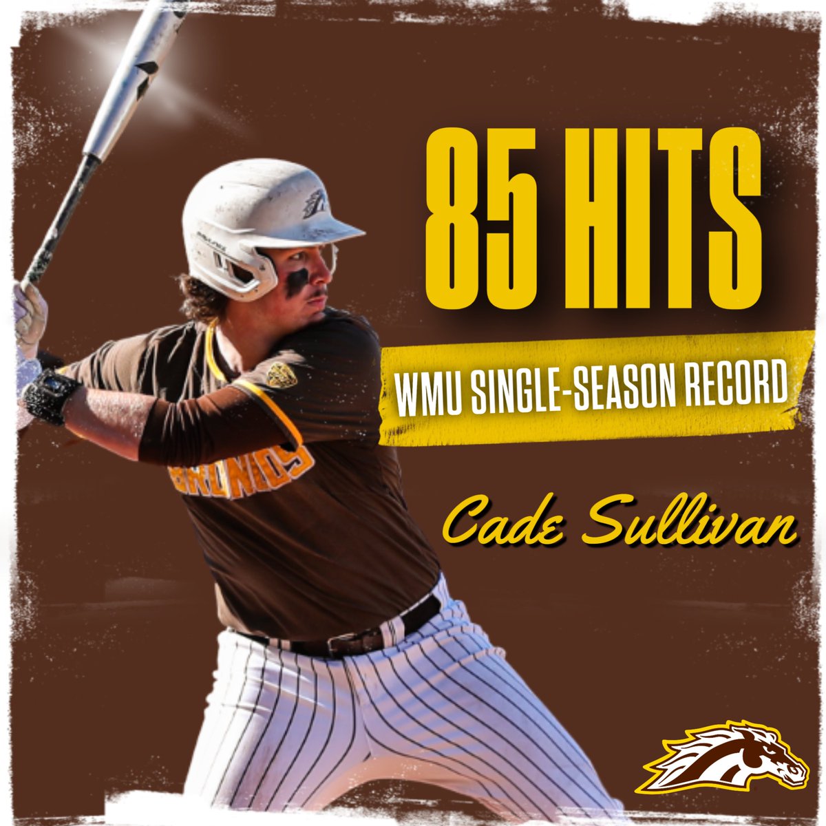 B8 | @cade_sullivan sets the single-season program record with an opposite field RBI single! Broncos 10 BSU 1 #BroncosReign