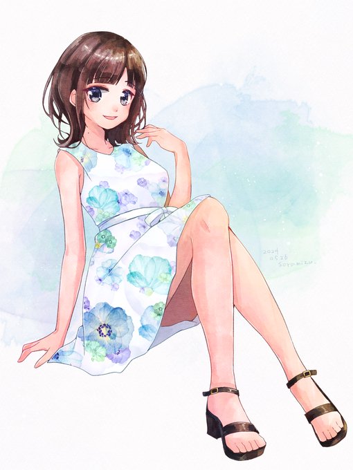 「ドレス サンダル」のTwitter画像/イラスト(新着)