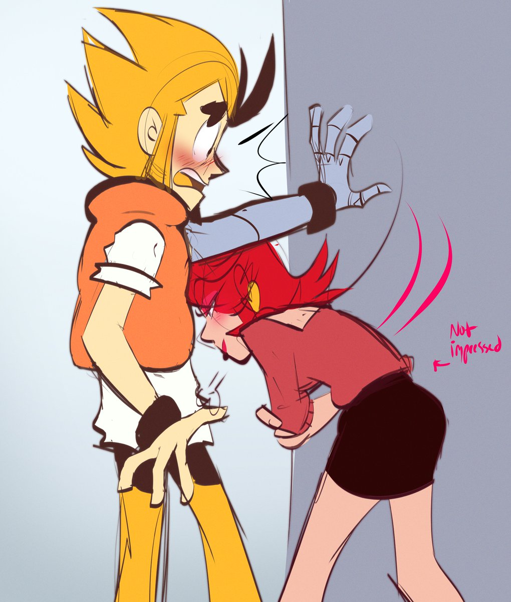 RavenouScorpian's tweet photo. the intimidation >:3c late night doodle :D!โค๏ธ๐งก๐๐ refernce linked below the post :D! #msa #msaoc #msasteph #msavivi #msaleis #msaarthur https://t.co/J5L66NQrqa