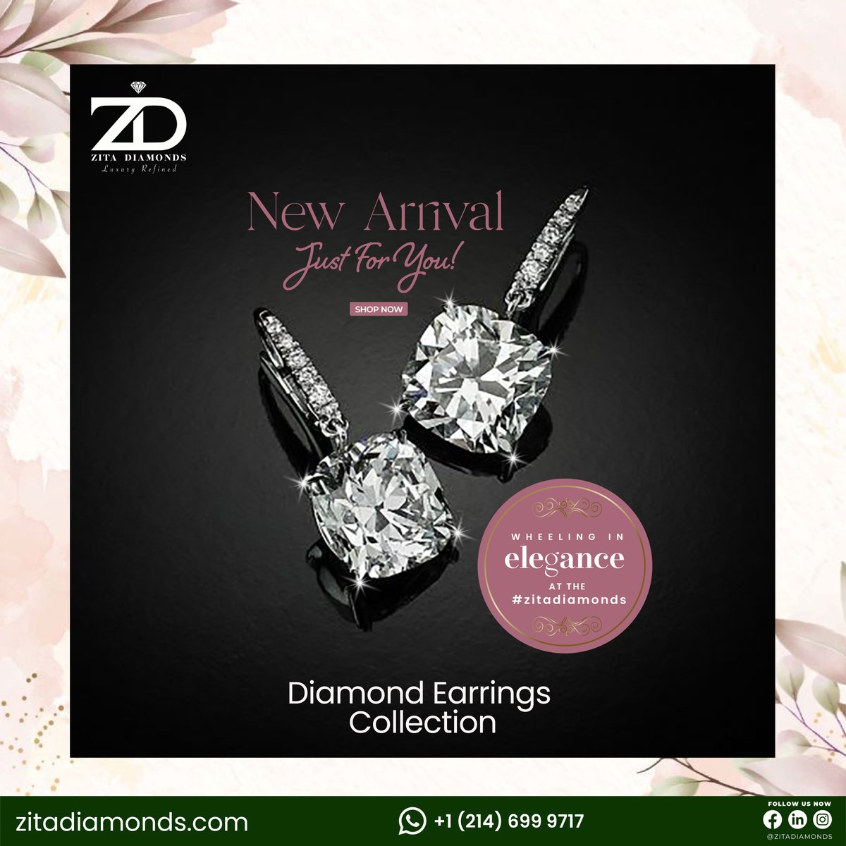 Introducing our latest collection: lab-grown diamond stud earrings! Ethically made, eternally radiant. Perfect for any occasion. 
.
.
.
.
.
zitadiamonds.com
.
.
.
.
#NewArrivals #LabGrownDiamonds #SustainableElegance #EcoFriendlyJewelry #TimelessBeauty