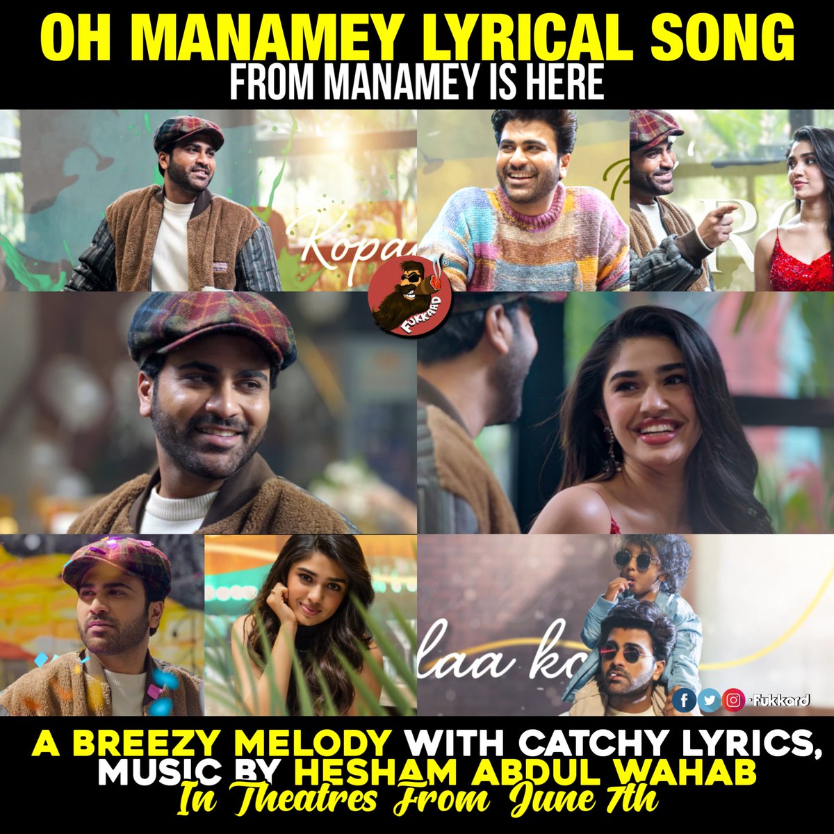 #OhManamey 2nd single from #Manamay out now - youtu.be/JiT0Gi2Hmk4 Worldwide grand release in theatres on June 7th✨ #ManameyOnJune7th