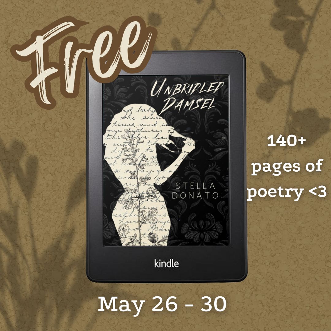 🖤FREE POETRY BOOK DOWNLOAD 🖤  My third poetry book, UNBRIDLED DAMSEL is FREE to download on Amazon NOW until Thursday, May 30

It is also available for FREE on Kindle Unlimited, too❤💋 Hope you all give it a read!❤✨
amazon.com/dp/B0CLWCX1R1

#freebook #poetrylovers