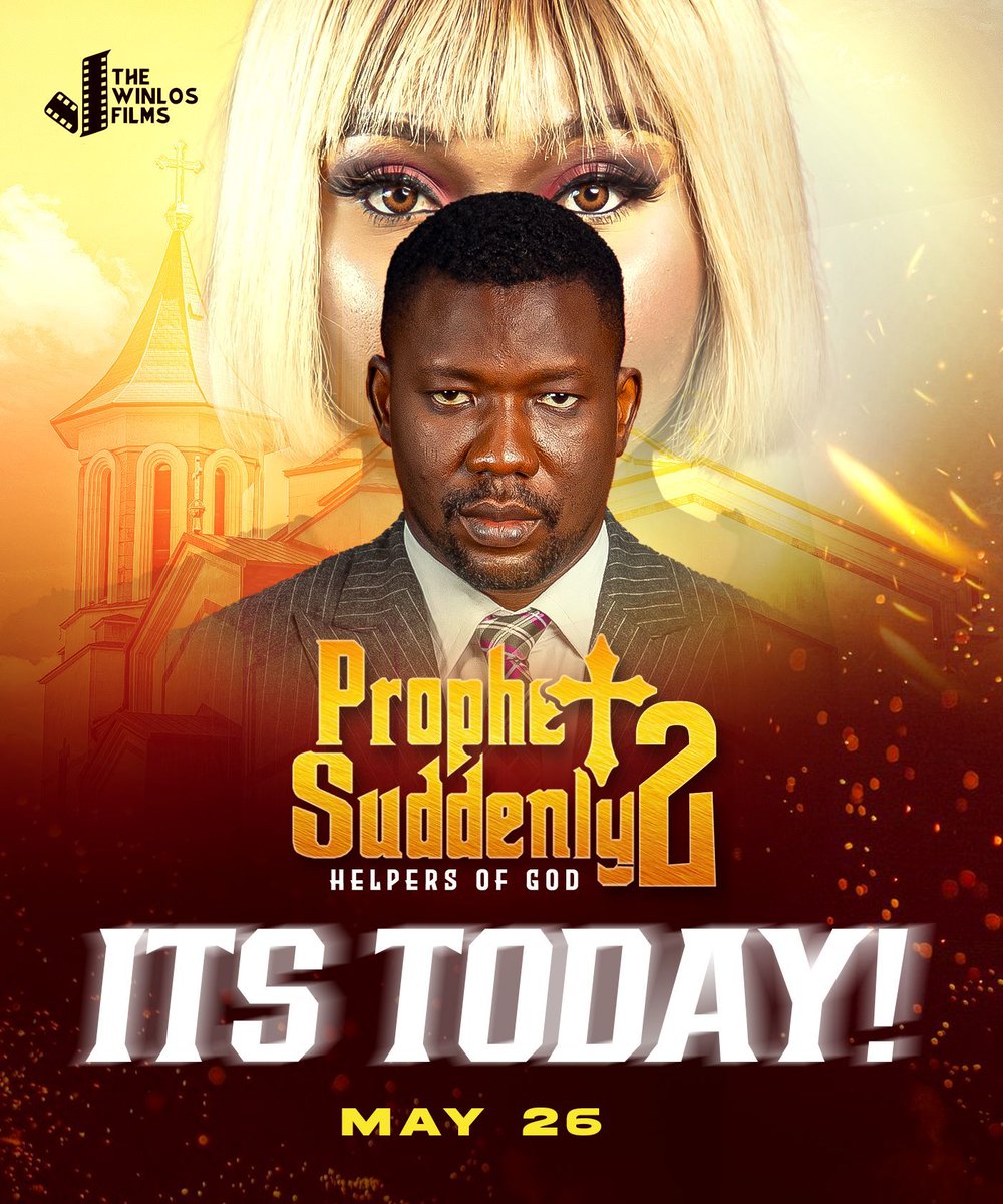 thewinlos's tweet photo. This is the day the Lord has made, we will rejoice and be glad in it

Prophet Suddenly 2 Releases today...

Glory to God, 6pm is the time. 

#prophetsuddenly
#prophetsuddenly2 
#helpersofGod https://t.co/wyTgDrSRsz