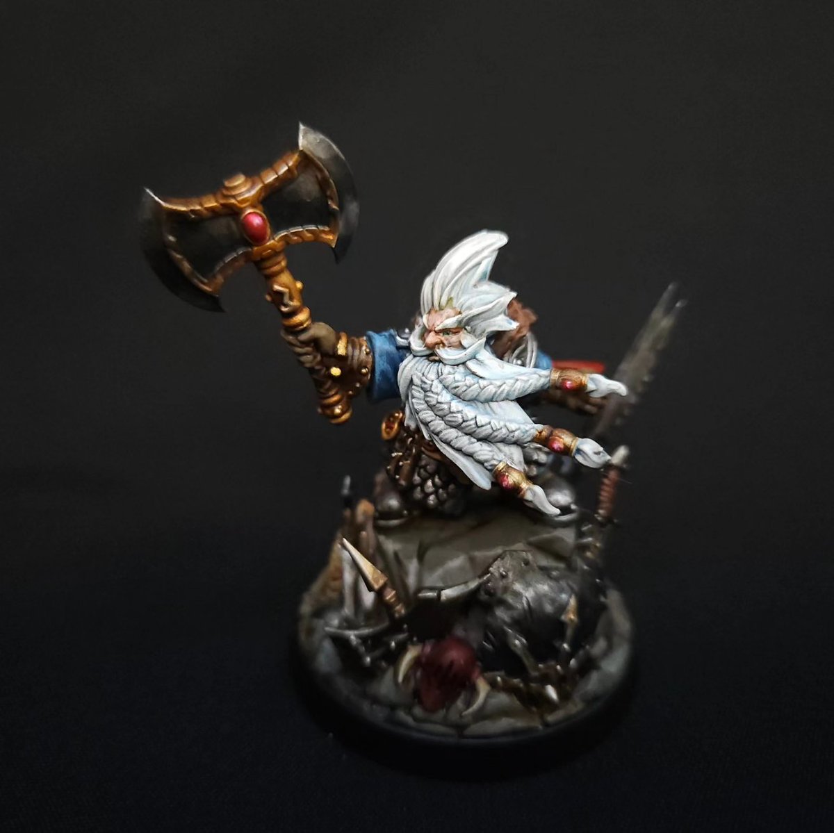 blamminator's tweet photo. Painted up Grombridal for a friend. https://t.co/6hT4OAcy6i