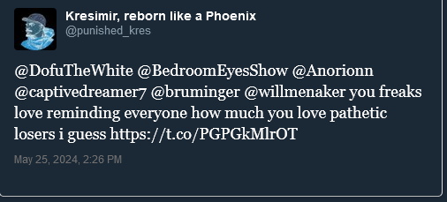 KresimirV2's tweet photo. Yeah that's fucking it for this website. Suspended for posting the "follow your leader" image in response to a nazi freak. https://t.co/hcme4pLXYm