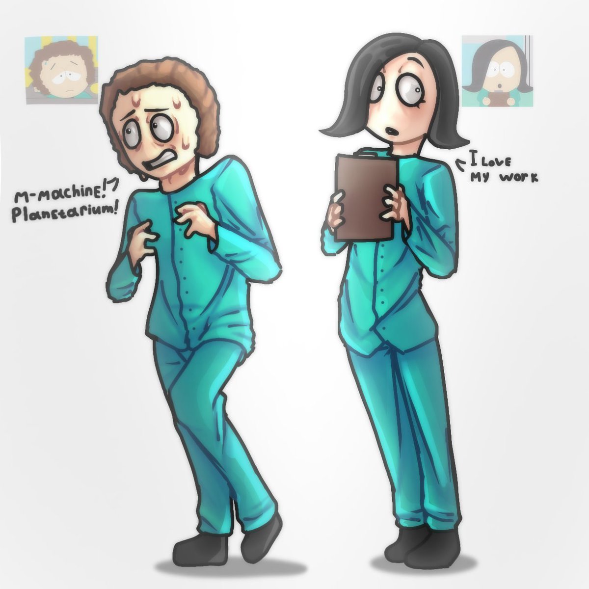 Cherry_yum0's tweet photo. I liked these characters which were for 1 second
#southpark #sp #southparkart #art https://t.co/jvxJ0orL5t