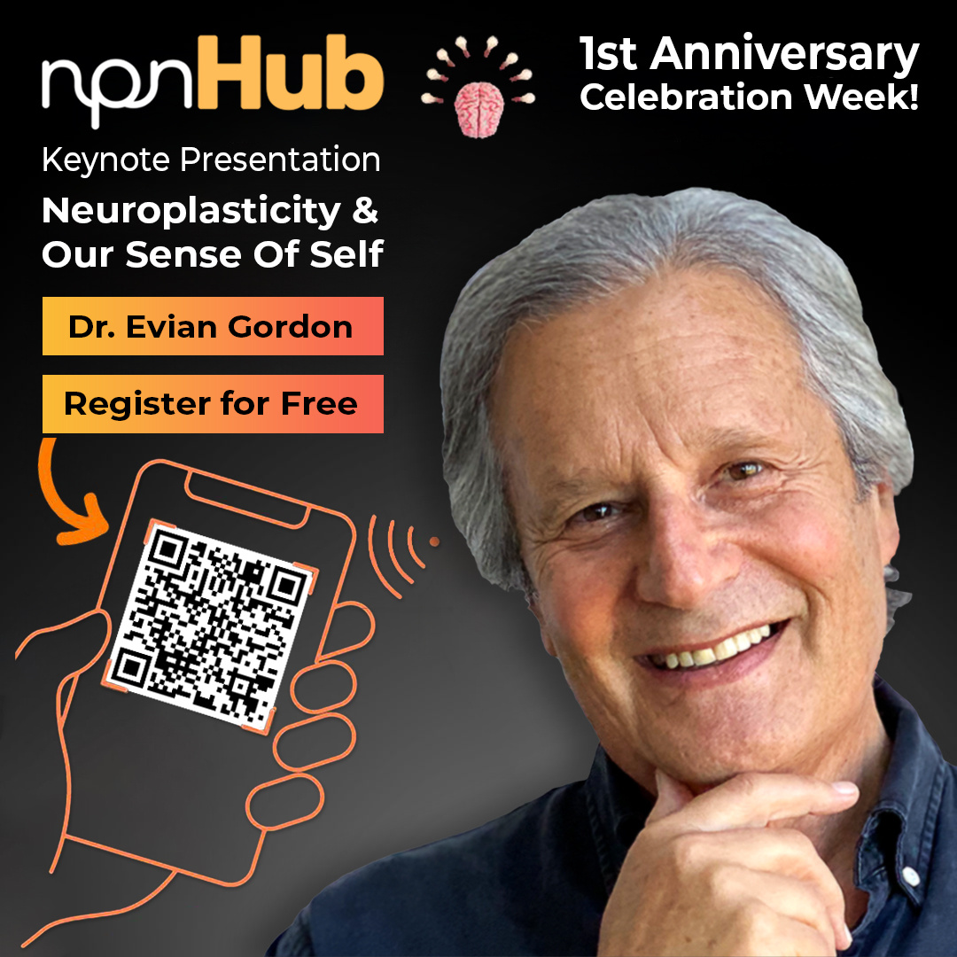 I will be presenting the keynote presentation for the npnHub neuroplasticity community's 1st Anniversary on June 11, 2024.  The topic is "Neuroplasticity &amp; Our Sense of Self".
 
Register via QR code or link below.
linkedin.com/events/neuropl…
