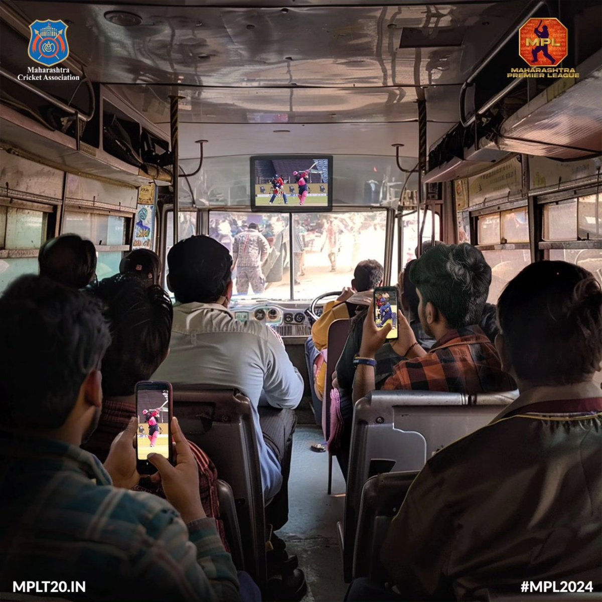 𝐌𝐏𝐋 🤝 𝐅𝐚𝐧𝐬

Big screen, bigger cheers. The #MPL spirit thrives everywhere ❤️

@MahaCricket |
#ThisIsMahaCricket #MaharahstraPremieLeague2024 #MPL2024 #Maharashtra #MaharashtraCricket #ReelItFeelIt #StartingSoon