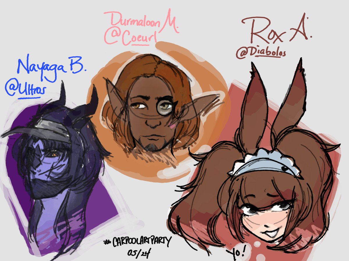 Attended the #carpoolartparty with some of my besties and had a BLAST. Took some cute gposes and even doodled some of the WoLs there!  #VRNONFC