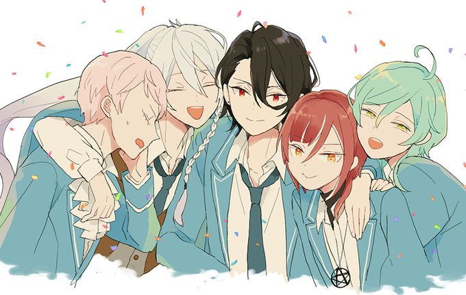 「confetti multiple boys」 illustration images(Latest)