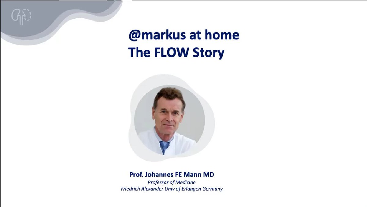 Freitag Vormittag #FLOW
Samstag Nachmittag #SELECT Renal
Sonn-Abend All at HOMe

youtu.be/_wqIW9NGNL4?si… 

FLOW: nejm.org/doi/10.1056/NE…
SELECT Renal: rdcu.be/dI0Xt
Danke, Professor Johannes Mann!
<a href="/dgfn_ev/">Deutsche Gesellschaft für Nephrologie (DGfN) e.V.</a> @oegnephro <a href="/com_SFNDT/">SFNDT</a> 
<a href="/MarcusSaemann/">marcus_saemann</a> @dguerrot <a href="/AKronbichler/">Andreas Kronbichler</a>