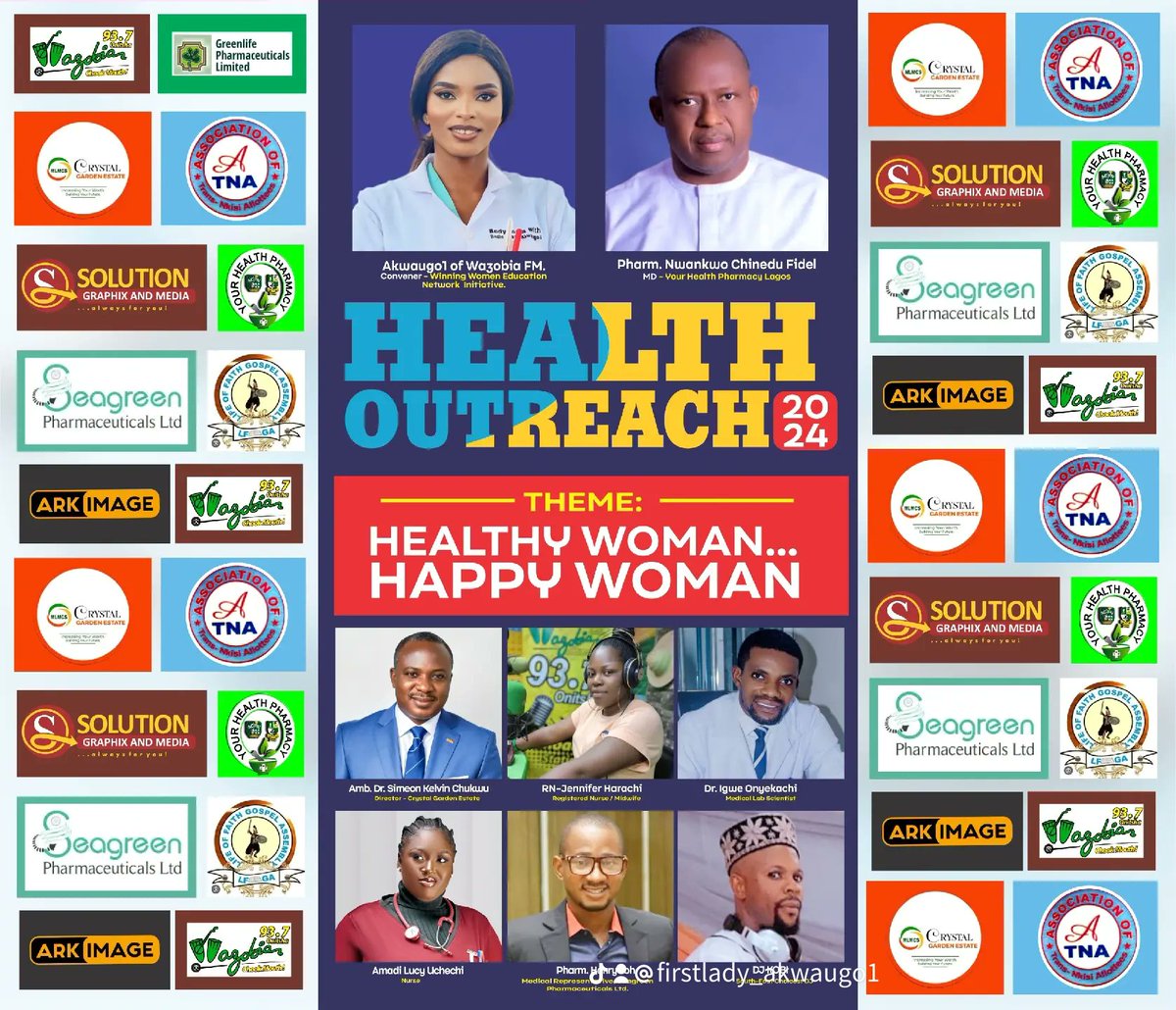 AKWAUGO1 OF WAZOBIA™️ (@ladyakwaugo1) on Twitter photo Hi, <a href="/LadyAkwaugo1/">AKWAUGO1 OF WAZOBIA™️</a> of <a href="/WazobiaOnitsha/">WAZOBIA FM ONITSHA #CHOOKMOUTH</a> Convener of the Winning Women Education Network Initiative,gladly invites you to my "FREE MEDICAL OUTREACH TODAY".
Date: Sunday, 26th May 2024.
Venue: B2B LOUNGE, Landlord Association Hall, NTA Gate, Trans-Nkisi Estate, 3.3 Onitsha.
⏰11am Hi, <a href="/LadyAkwaugo1/">AKWAUGO1 OF WAZOBIA™️</a> of <a href="/WazobiaOnitsha/">WAZOBIA FM ONITSHA #CHOOKMOUTH</a> Convener of the Winning Women Education Network Initiative,gladly invites you to my "FREE MEDICAL OUTREACH TODAY".
Date: Sunday, 26th May 2024.
Venue: B2B LOUNGE, Landlord Association Hall, NTA Gate, Trans-Nkisi Estate, 3.3 Onitsha.
⏰11am
