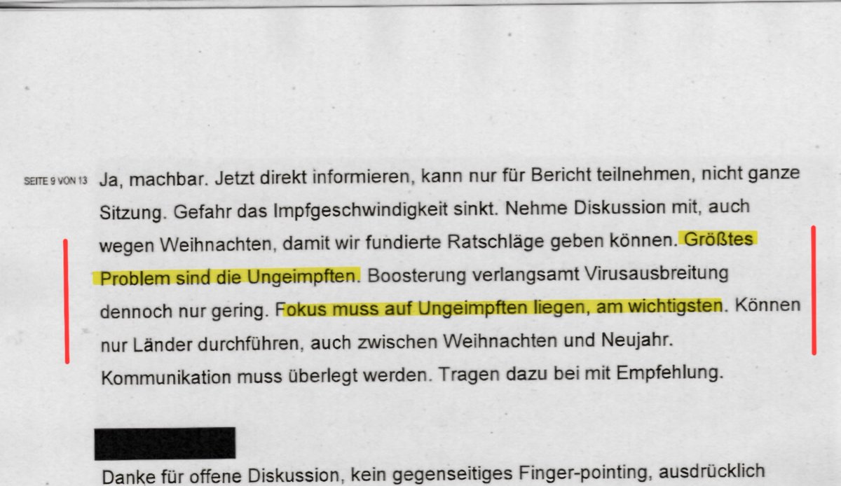 Ich durfte zusammen mit tollen Mitstreitern die Protokolle des #Corona-Krisenstab unter Leitung von General Breuer auswerten, welche @Aufdecker freigeklagt hat. Großen Dank dafür! Hier schon mal meine kurze Einschätzung und ein paar Gedanken. Wer glaubt, dass die Schwärzungen der