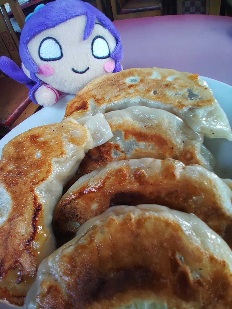 Usa_Co_JP's tweet photo. 餃子でか！
体積は冷食の3倍はあるよ!
これで570円
良いねえ〜 https://t.co/3RdPIXLdZR