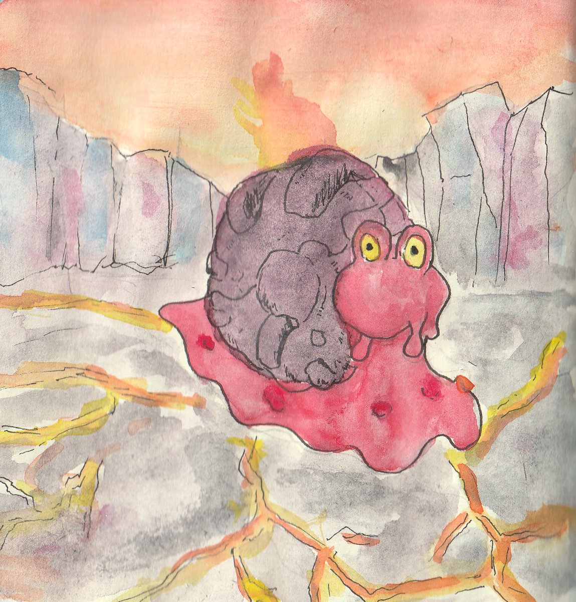 CiudadCicatriz's tweet photo. Seguimos con los pokes favoritos por tipo y generación. En tipo roca le toca a Magcargo. ¿Recuerdan que les dije que la segunda generación traía mucho fuego? XD
#acuarela #watercolor #pokemon #pokémon #magcargo #rocktype #firetype #ポケモン #マグカルゴ https://t.co/Ff2NQug9Ca