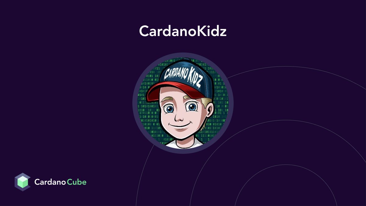 Cardano Spotlight! ✨

@cardanokidz is a limited Edition Collectible NFTs on Cardano.