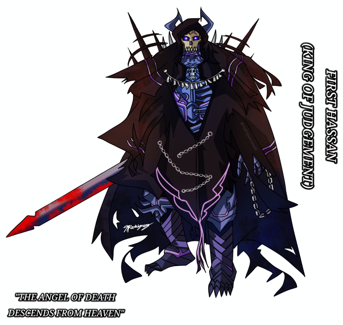 rodriguezsasaki's tweet photo. King Hassan (Angel of Judgement)
#Fate #TYPEMOON #FGO #FateSeries #artwork #FirstHassan #HassanISabbah https://t.co/ZXshZfUKfm