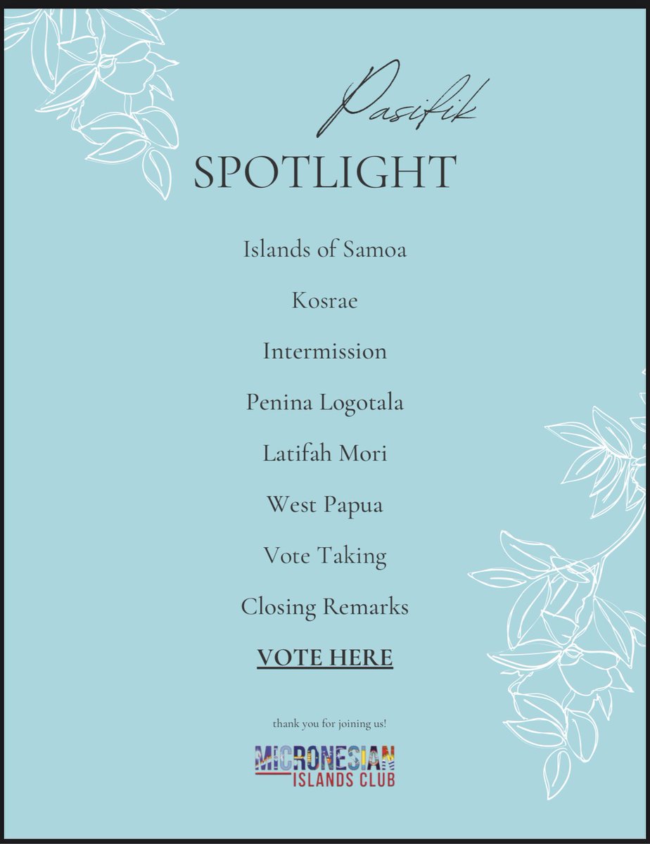 Today at PACIFIKA SPOTLIGHT AT Seattle WA May 25,2024 . We will bring the name of West Papua and it’s struggle for independency from colonial Government of Indonesia. 
Papua Merdeka