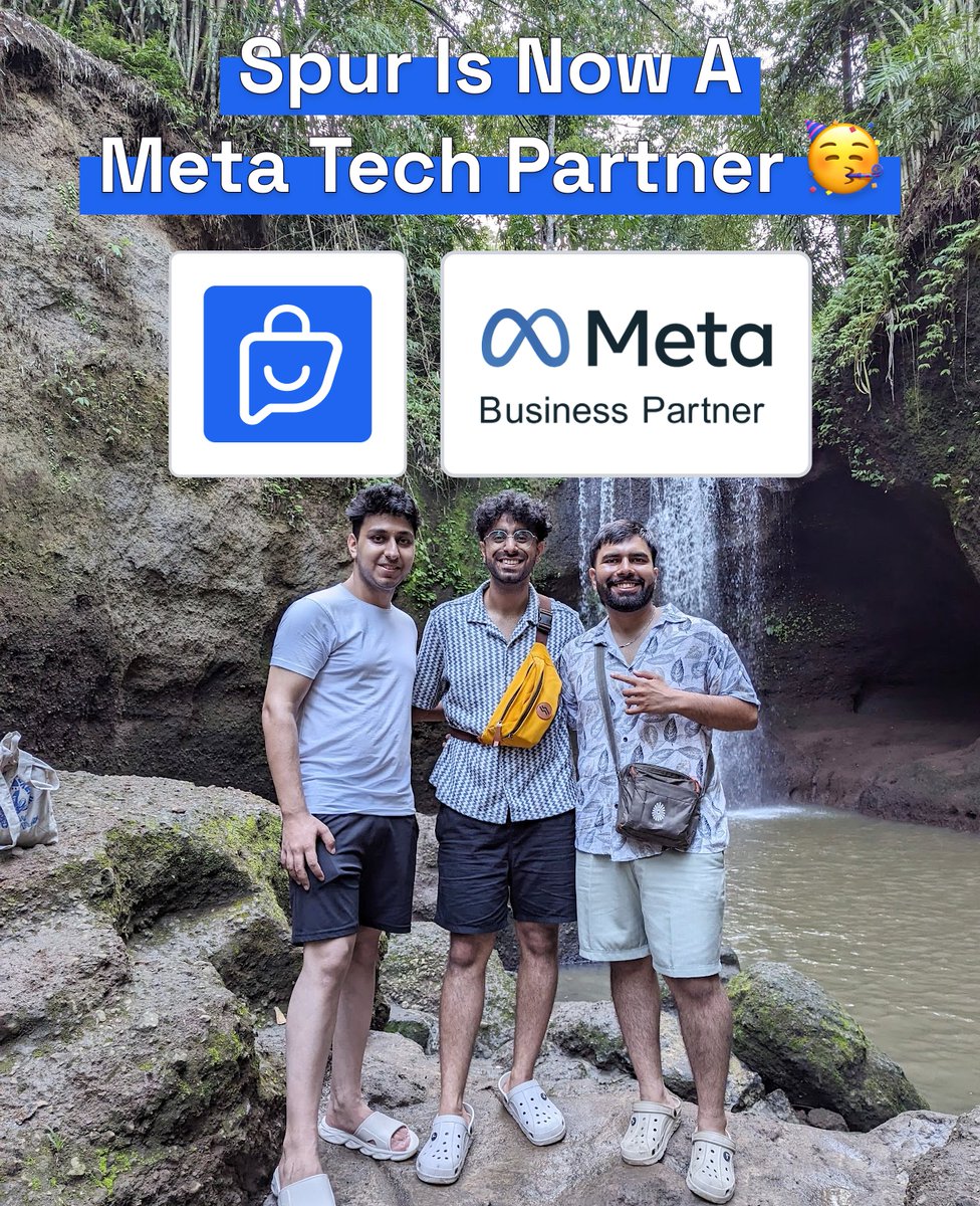 Spur became a Meta Tech Partner 🥳 We've been grinding every day for the past 1.5 years building on top of the Meta ecosystem and helping hundreds of DTC brands leverage automations for marketing and support. And finally, Meta has recognizing us as official partners. This is