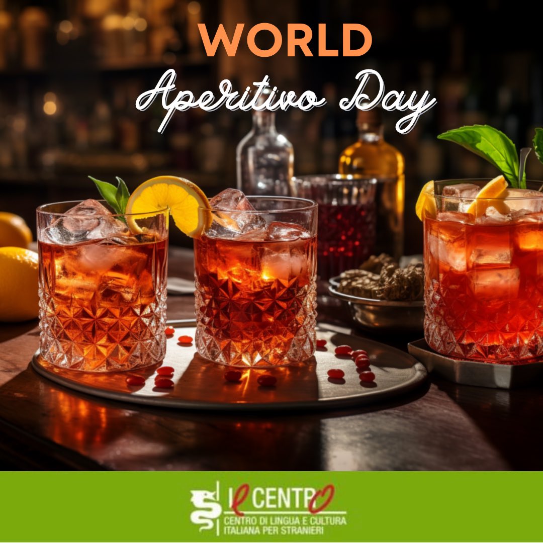 il_centro_'s tweet photo. 🥂🫶🇮🇹 Oggi celebriamo una tradizione italiana amata in tutto il mondo: l’aperitivo❣️In occasione del World Aperitivo Day, scopri con noi tra esercizi e modi di dire l'aperitivo di Milano: il Negroni Sbagliato! 😎https://t.co/h45f65odPY https://t.co/bzkrwSLSHT