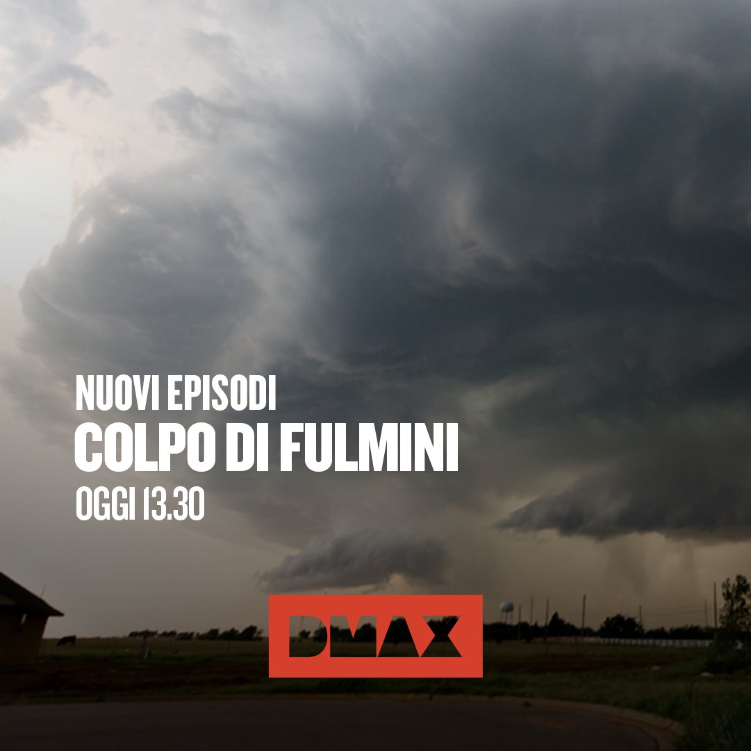 Tutta la potenza di madre natura con alcuni dei suoi fenomeni atmosferici più imponenti 🌬 #ColpoDiFulmini - oggi alle 13:30 in prima TV su #DMAX, canale 52