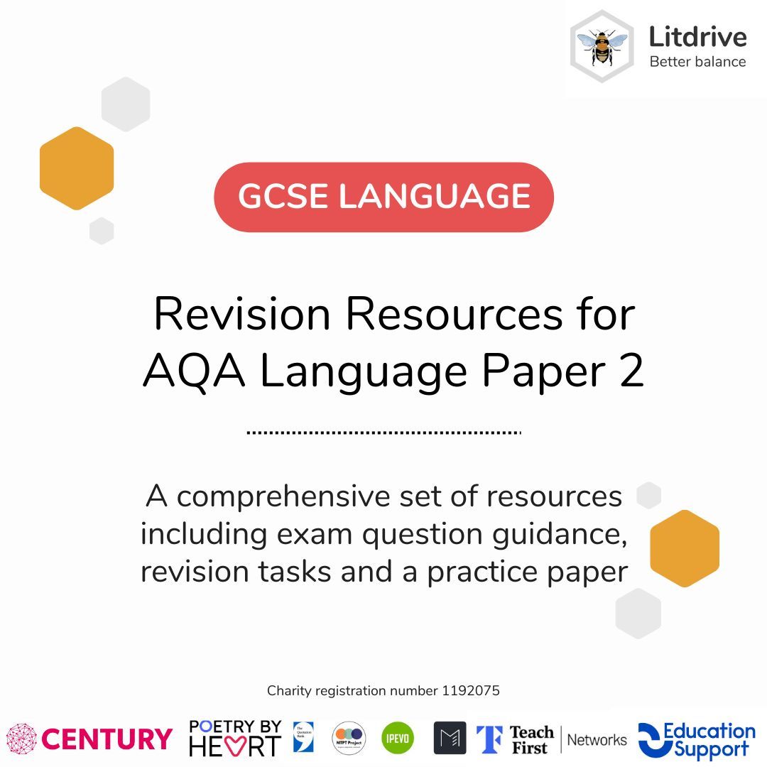🚨 Member upload 🚨 GCSE Language: A comprehensive set of revision resources on AQA Language Paper 2 with materials which can be set for students on study leave. 🐝 buff.ly/44PK8pL🐝 #Litdrive #TeamEnglish @Team_English1