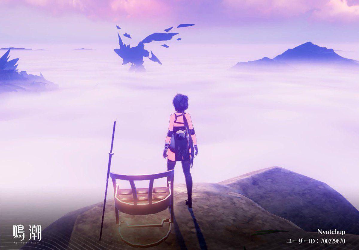 Nyatchup's tweet photo. _(┐ ◟;゚д゚)ノ高所恐怖症で、ゲームの中でもやっぱり高所が怖いんです…
I know this may sound ridiculous, but I am afraid of heights, and I am still afraid of heights in the game...
#鳴潮
#asiaserver
#wutheringwaves https://t.co/8RIiNmdnZe