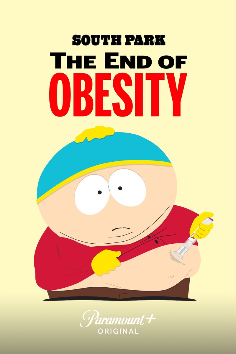 Was watching South Park: The End of Obesity. It is a hilarious film. #SouthPark #TreyParker #MattStone