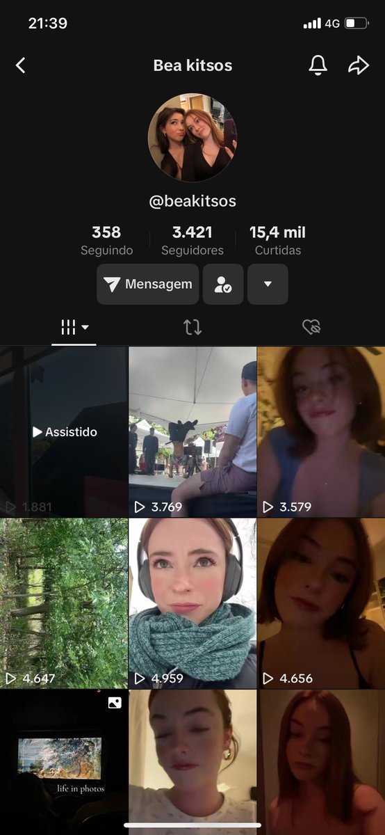 safesbea's tweet photo. a beatrice abrindo o tiktok dela dps da fanbase ter morrido🤤 https://t.co/shlSjp6gu0