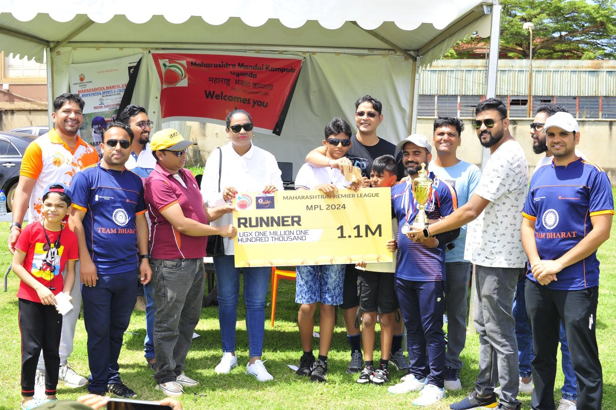 MMKUG999's tweet photo. Maharashtra Mandal Kampala successfully conclude Maharashtra Premier league 2024 ( MPL1) first time in Kampala, Uganda  with GM sugar as champion &amp; Mumbai Indians as runner up. https://t.co/PwyqErR8FA