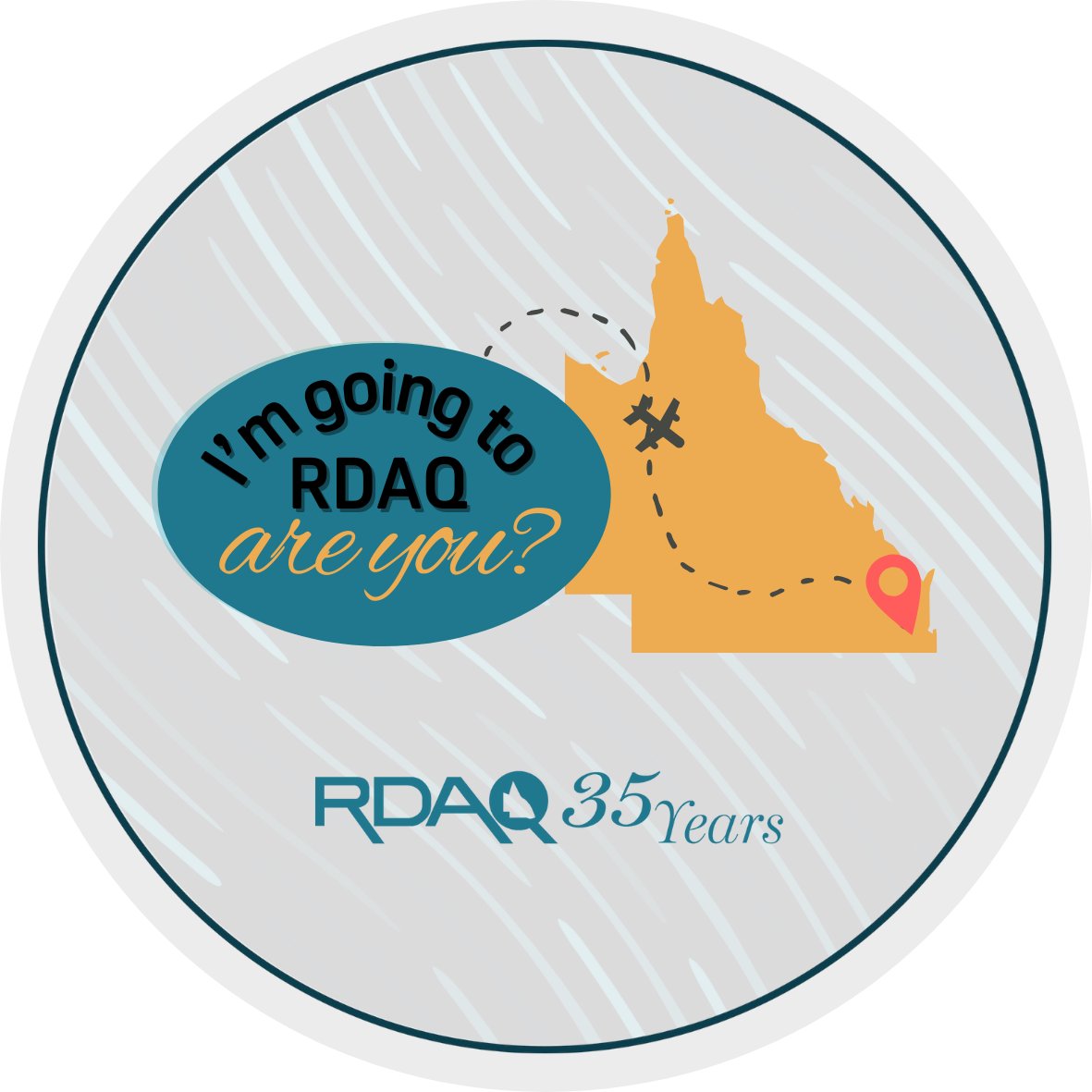 I'm going to RDAQ. Are you?  #RDAQ2024
Download your button &amp; share across your social media with our hashtag
Get a head start on your <a href="/RuralDocsQ/">RDAQ</a> networking!