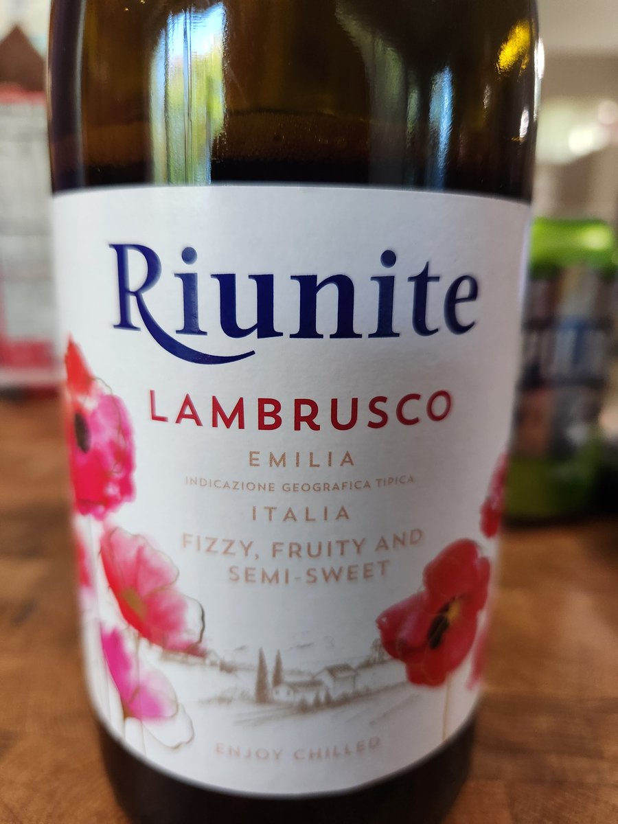 I was reminiscing about an old friend (pre-kids) & remembered she liked Lambrusco. She gave me some to try. (We were 22, don't judge.) Guess what you can still find & is still only $6?