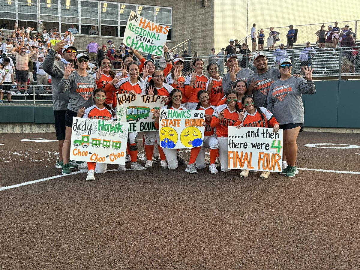 FINAL FOUR BOUND‼️ Harlingen South clinches its first Final Four appearance in program history. They beat Liberty Hill, 14-9, to sweep the best-of-three Region IV-5A series. <a href="/cbs4rgv/">CBS 4 News</a> <a href="/kveotv23/">NBC 23 RGV</a> #rgv