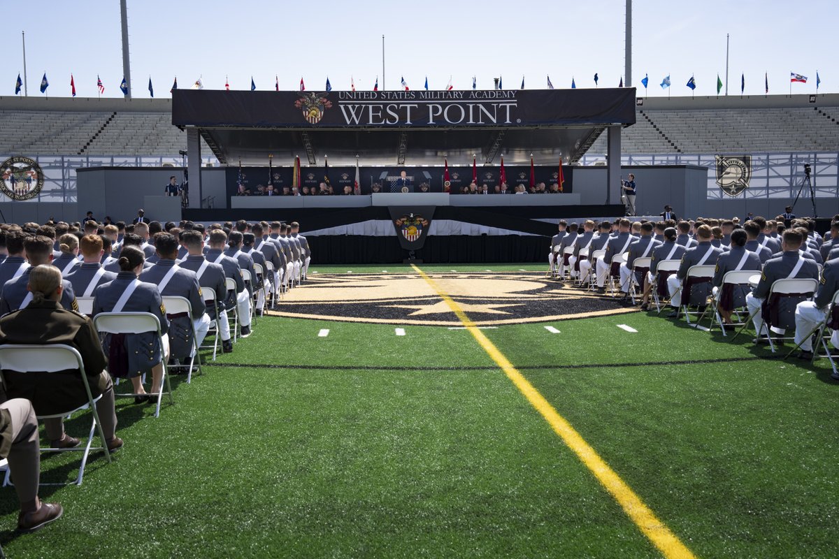 Congratulations to the West Point Class of 2024. Today, 1,036 graduates will join the Long Gray Line that has never failed us and never will.