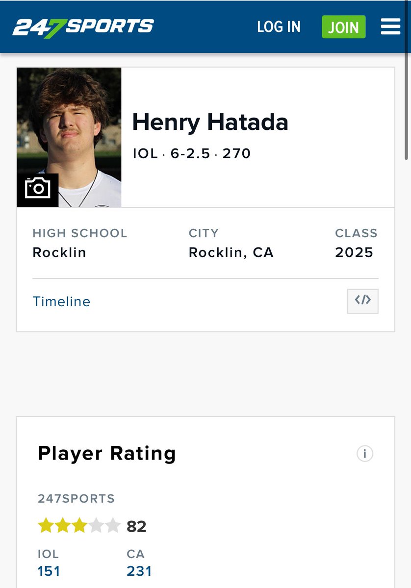 Henry Hatada (@henry_hatada) on Twitter photo Blessed to be ranked a 3⭐️! Thank you <a href="/BrandonHuffman/">Brandon Huffman</a> <a href="/247Sports/">247Sports</a> Lots of work ahead. <a href="/Coachjasonadams/">Jason Adams</a> <a href="/RocklinFootball/">Rocklin Football</a> <a href="/lem_adams/">Lem Adams</a> <a href="/LinemenWinGames/">LWG</a> <a href="/fitlifeofdt/">Dynamic Training with DT</a> Blessed to be ranked a 3⭐️! Thank you <a href="/BrandonHuffman/">Brandon Huffman</a> <a href="/247Sports/">247Sports</a> Lots of work ahead. <a href="/Coachjasonadams/">Jason Adams</a> <a href="/RocklinFootball/">Rocklin Football</a> <a href="/lem_adams/">Lem Adams</a> <a href="/LinemenWinGames/">LWG</a> <a href="/fitlifeofdt/">Dynamic Training with DT</a>