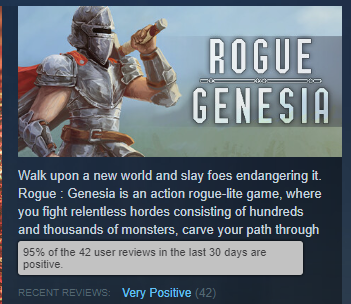 Back to 95% positive! 
Only lacking 458 recent reviews to get back overwhelmingly positive rating