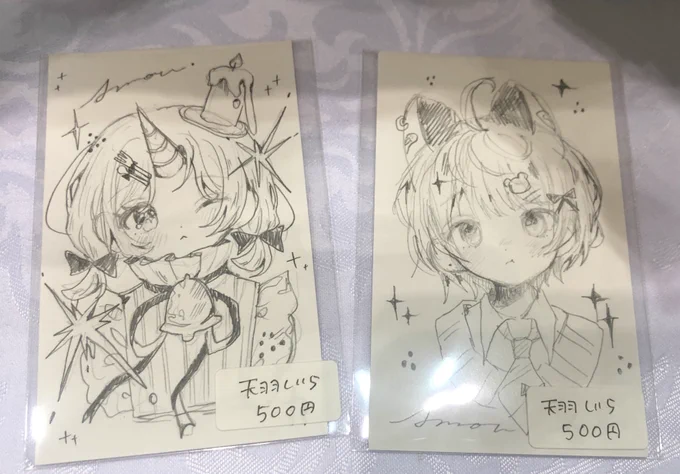 今日描いたドローイングもあります〜 