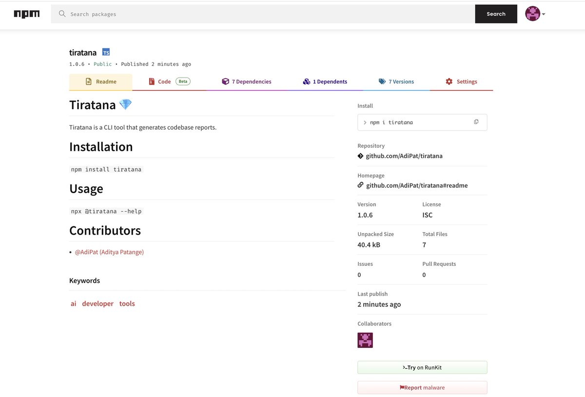 AdityaPatange_'s tweet photo. This is my attempt to do something in the AI-assisted programming space. The idea was to build a quick &amp;dirty prototype in a night. It's ridiculously simple, uses the @vercel AI SDK core. I will iterate &amp; share my updates with y'all - lots of bugfixes &amp; features coming soon! 💎 https://t.co/7DrAV52hQO