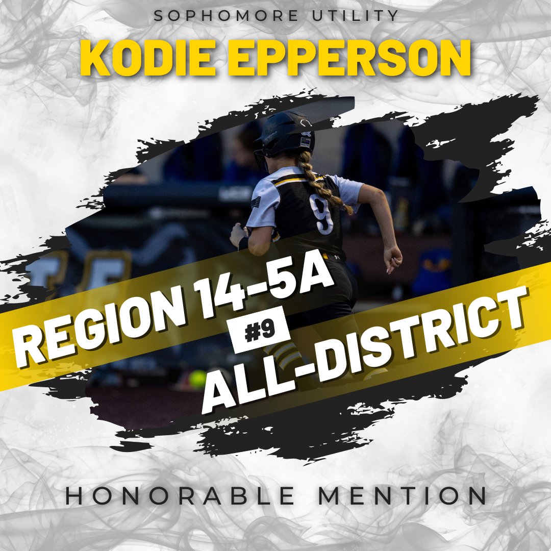 CHS_LP_SOFTBALL's tweet photo. RECOGNITION ALERT!! Congratulations to our District 14-5A Honorable Mention recipients: Sophomore 3rd Baseman Madyson Bass, Sophomore SS/Utility Kodie Epperson, and Sophomore 1st Baseman Raylee Mask! https://t.co/5moC8OYQUL