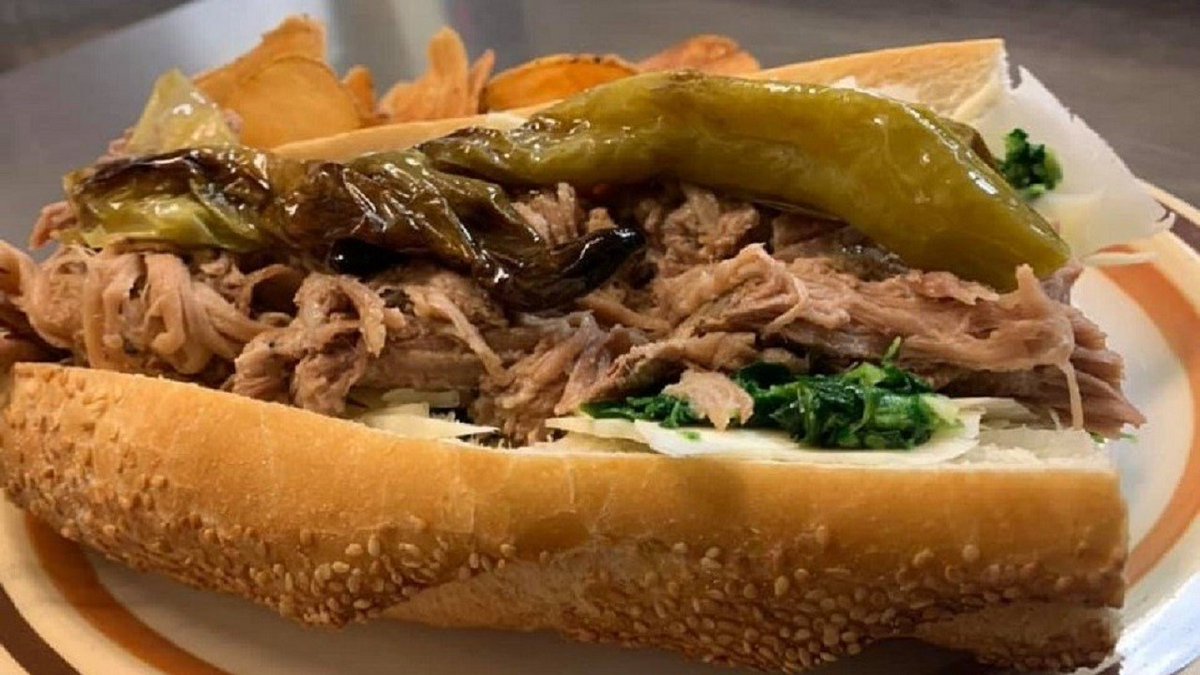 Enjoy our tasty Roast Pork sandwich! Don't forget about our many different kinds of cheesesteaks as well! ● Sunday's Special: * Slow-roasted Italian Roast Pork Sammie w/Sharp Provolone, Spinach, garlic & Long Hots $12.95 Open 11am - 6pm 267-639-0787 #Foodies #Philly