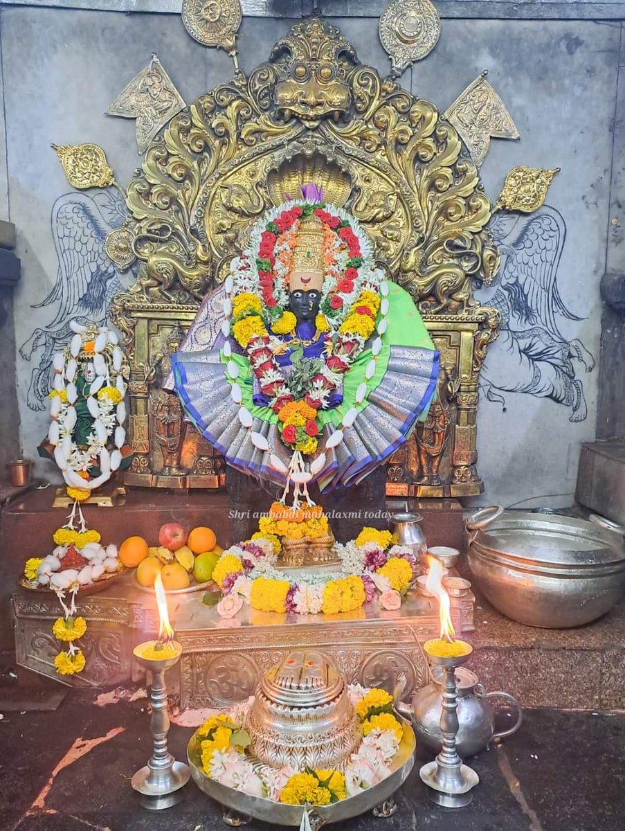 🌼🌹आज के काकड़ आरती दर्शन श्री महालक्ष्मी माता जी के कोल्हापुर महाराष्ट्र से🌹🌼